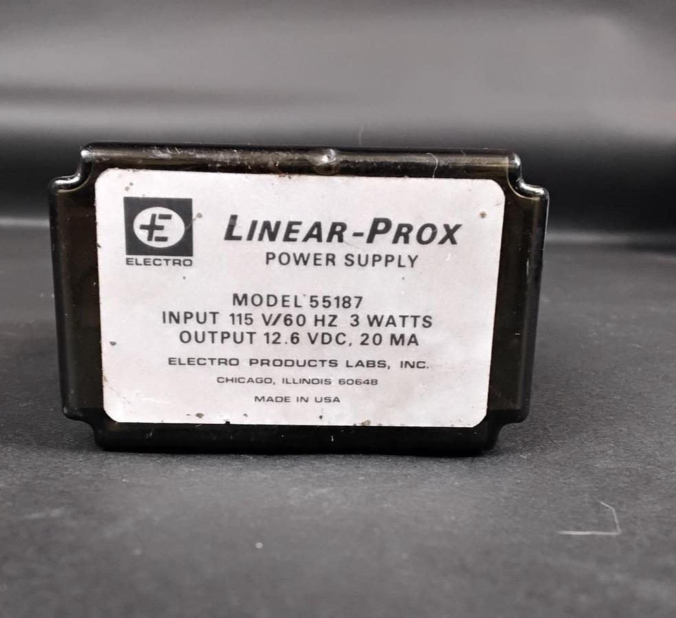 Used ELECTRO CORPORATION MINI PROX RELAY55187 ($50 OBO)