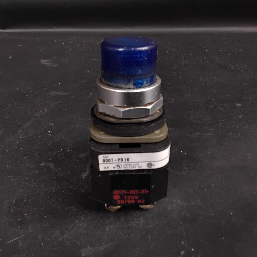 Used ALLEN BRADLEY 800T-PB16 SERIES T BLUE PUSHBUTTON ($15 OBO)