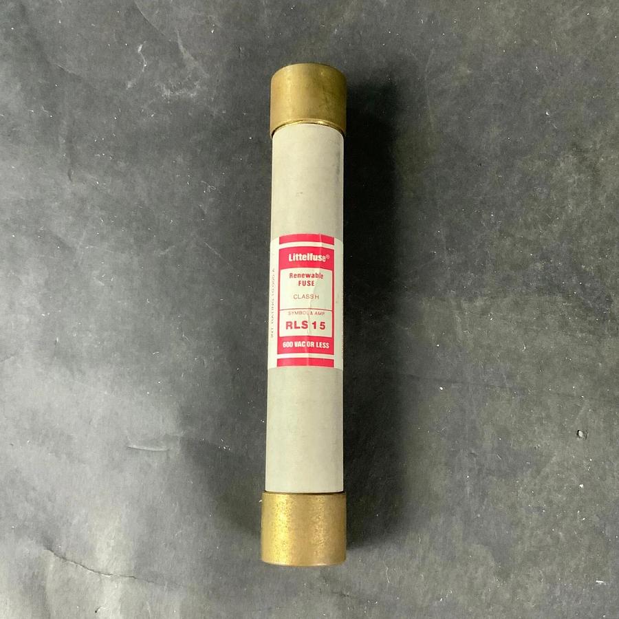 Used LITTELFUSE RLS-15 RENEWABLE FUSE ($6 OBO)