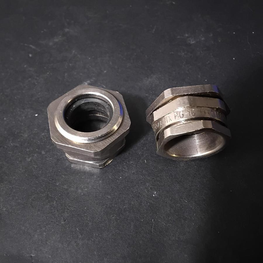 Used CAPRI-NORMADIX PG16 CABLE GLANDS- GROUP OF 2 ($5 OBO)