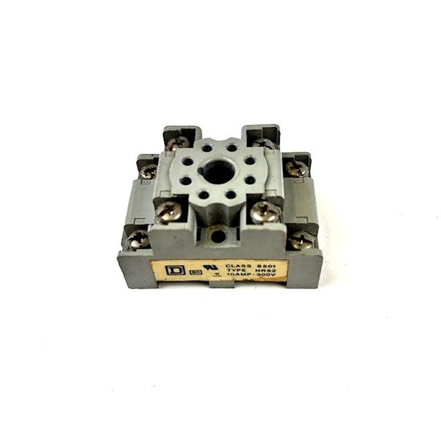 Used SQUARE D 8501-NR52 RELAY SOCKET
