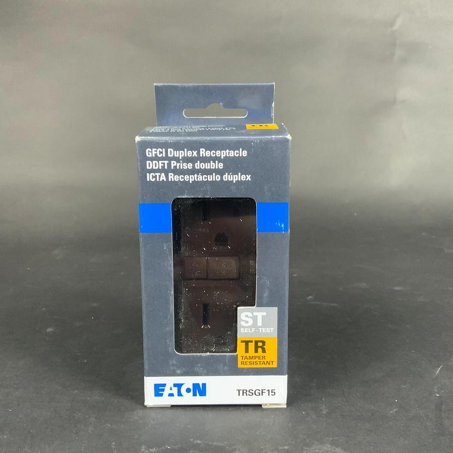 Used EATON TRSGF15 WALL OUTLET - BROWN ($9.50 OBO) - LOT OF 85
