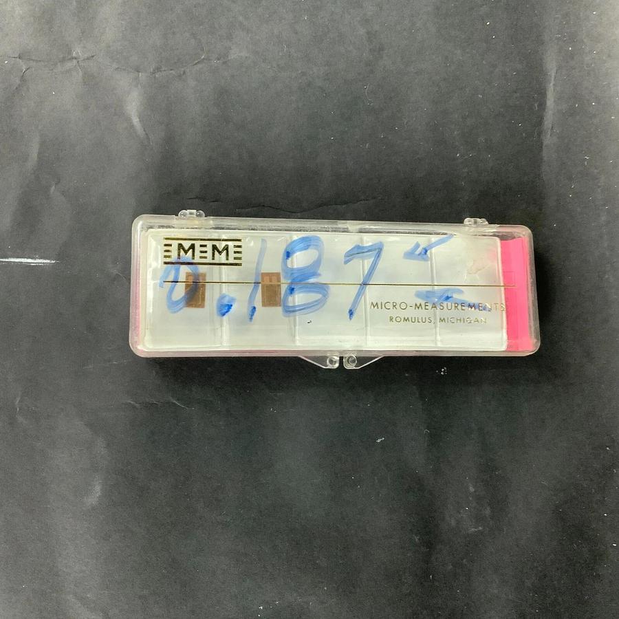 MICRO-MEASUREMENTS CEA-06-187UW-120 PRECISION STRAIN GAUGE - LOT OF 2 ($10 OBO)