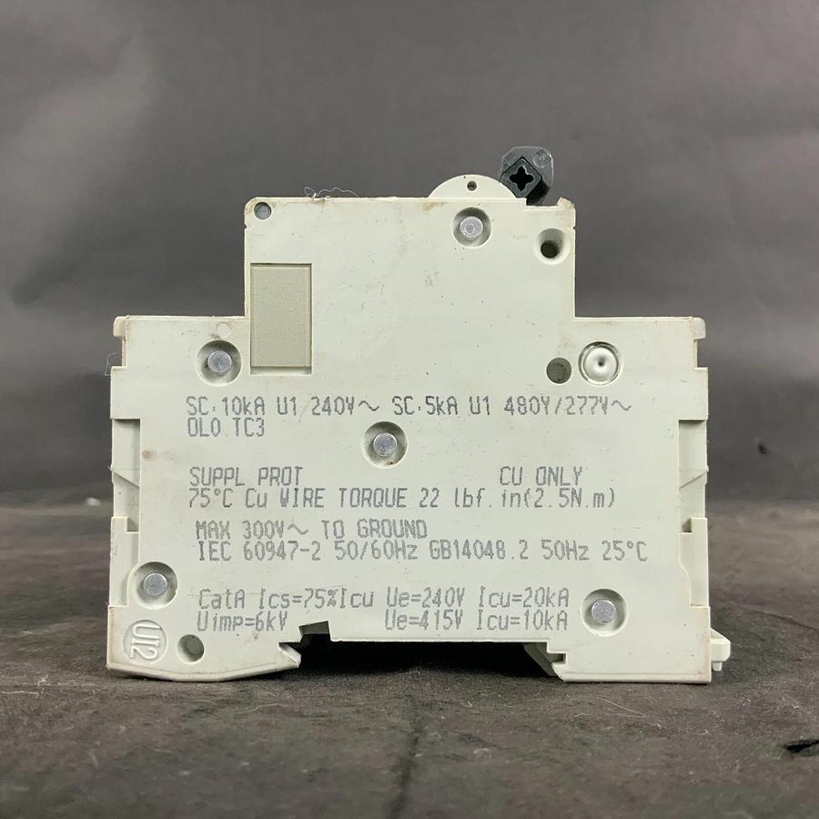 Used SCHNEIDER ELECTRIC D10 C60 CIRCUIT BREAKER ($20 OBO)