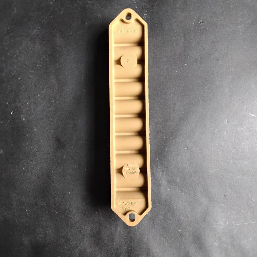 Used WEIDMULLER TYP KS10 TERMINAL BLOCK ($12 OBO)