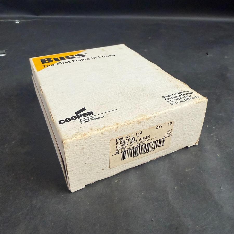 Used BUSSMANN FUESTRON FRS-R-1-1/2 FUSES - SET OF 10