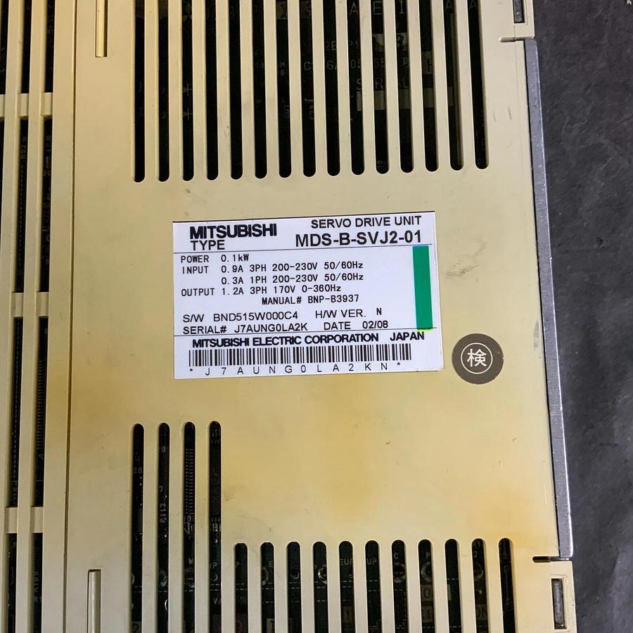 Used MITSUBISHI MDS-B-SVJ2-01 SERVO DRIVE ($180 OBO)