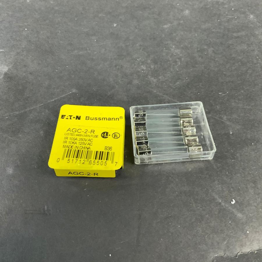 BUSSMANN AGC-2-R FUSE - SET OF 5 ($6.50 OBO)