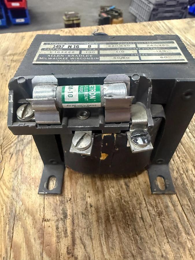 Used ALLEN BRADLEY 1497-N16B TRANSFORMER