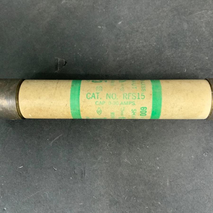 Used FERRAZ SHAWMUT RFS15 FUSE ($10 OBO)