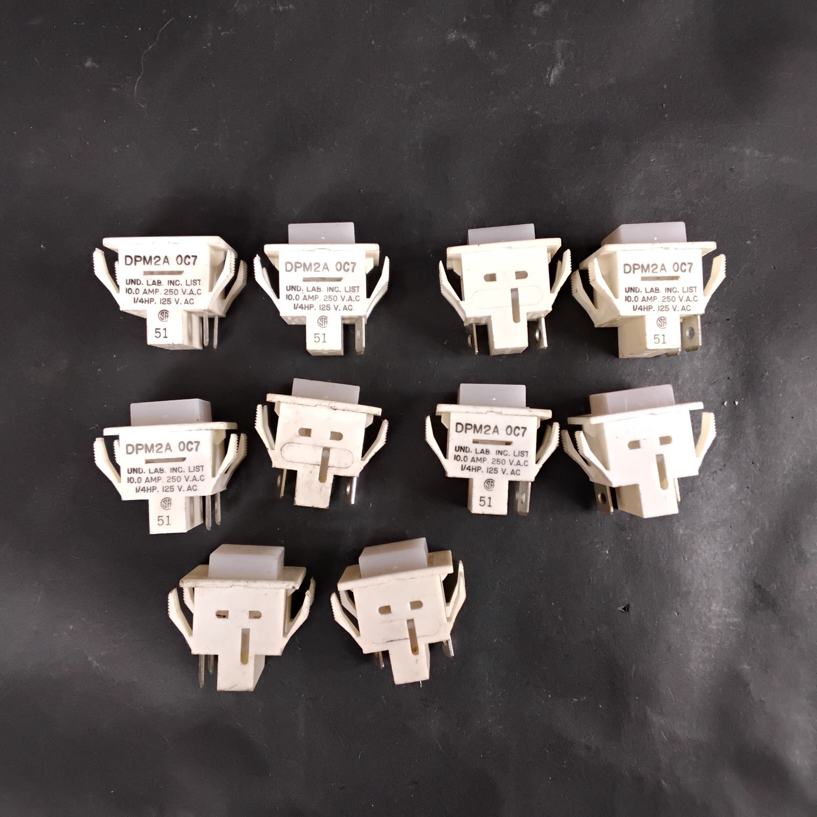 Used DMP2A 0C7 SNAP-IN ROCKER SWITCHES ($2.50/EACH OBO)
