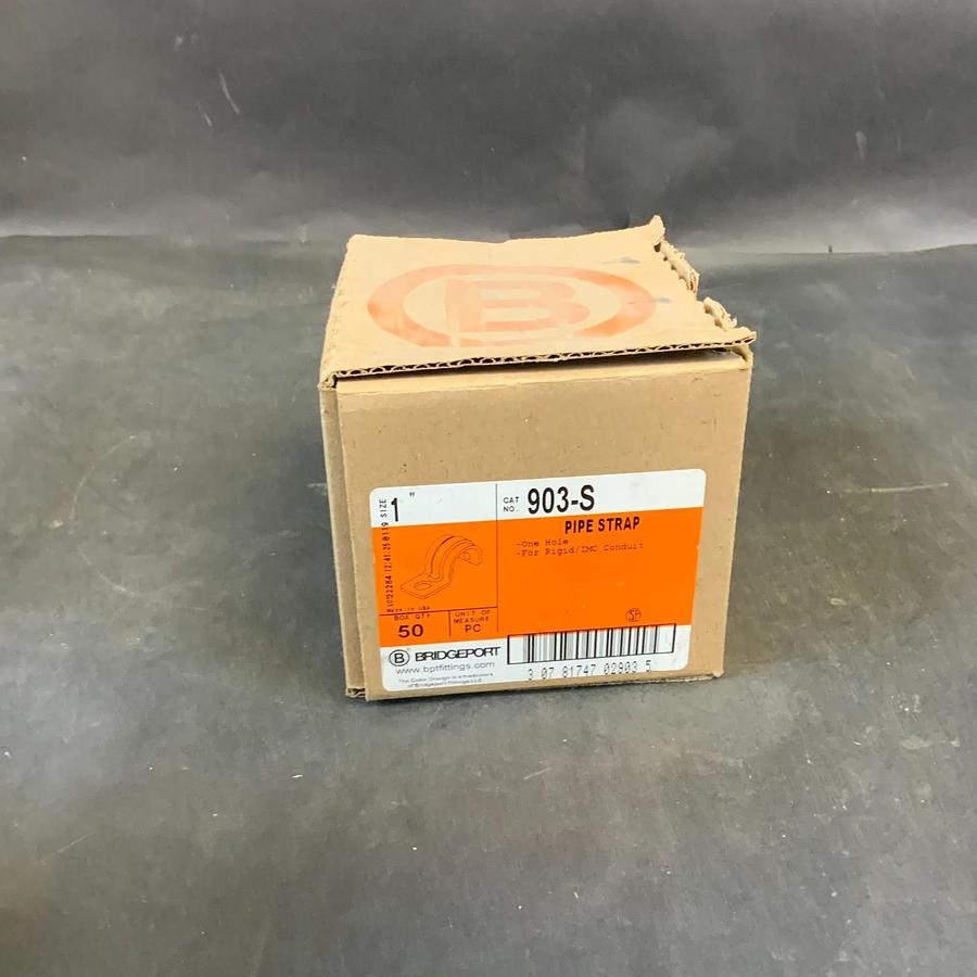 Used BRIDGEPORT 903-S 1” PIPE STRAP - BOX OF 50 ($20 OBO)