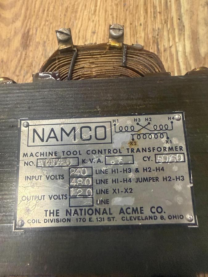 Used NAMCO E1404-0 TRANSFORMER
