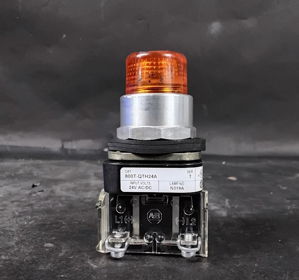 Used ALLEN BRADLEY 800T-QTH24A ORANGE PUSHBUTTON ($30 OBO)