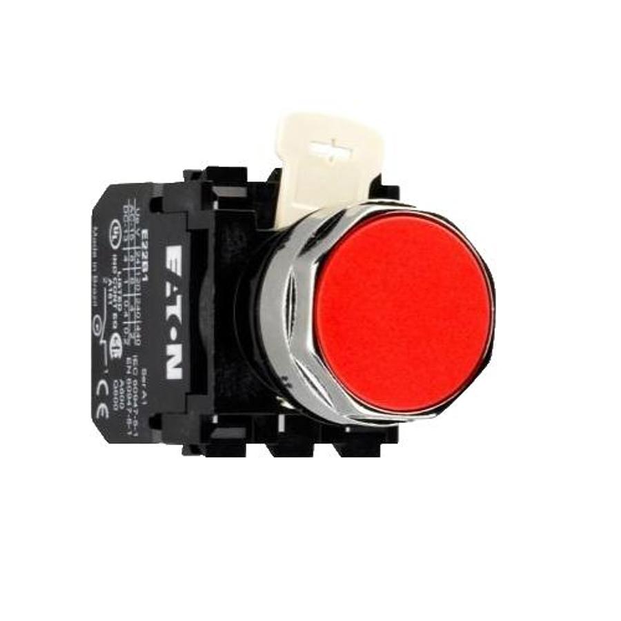 CUTLER HAMMER E22P2A SER A2 FLUSH RED PUSHBUTTON NON-ILLUMINATED 1NO CONTACT