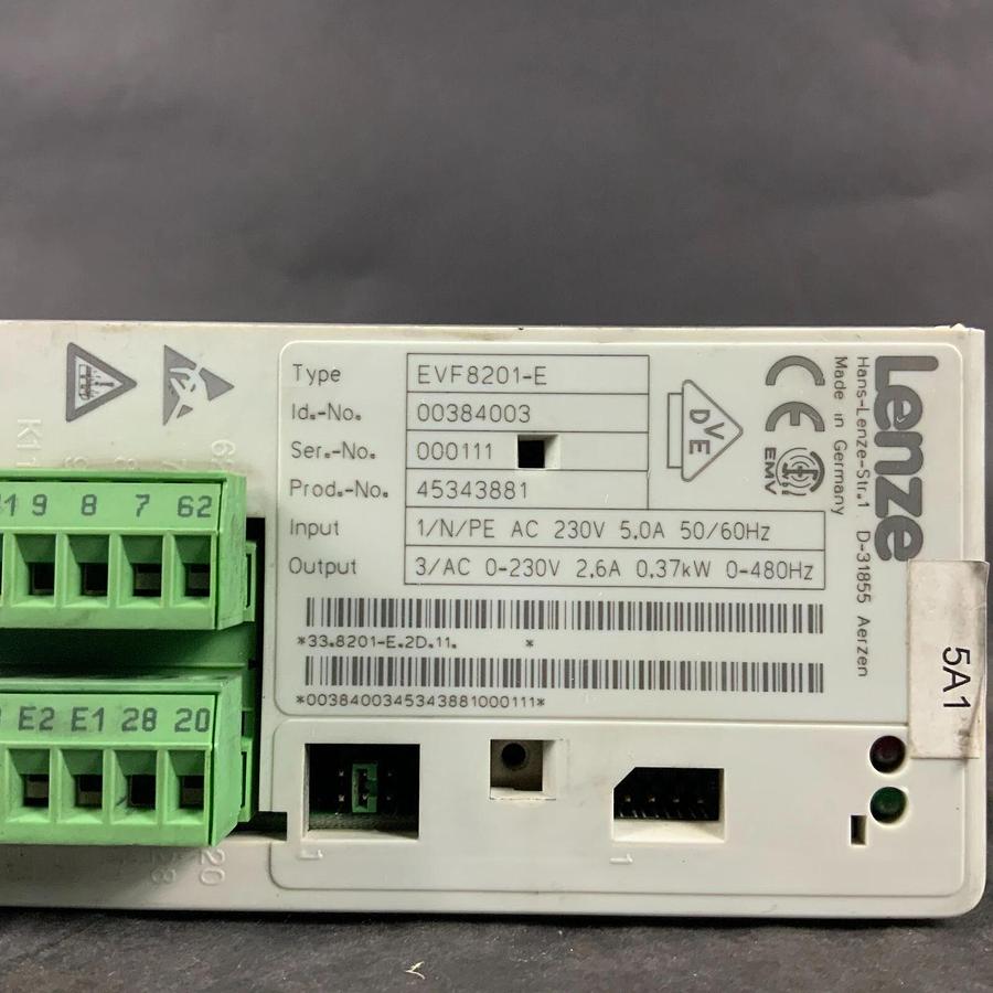 Used LENZE EVF8201-E DRIVE INVERTER ($325 OBO)