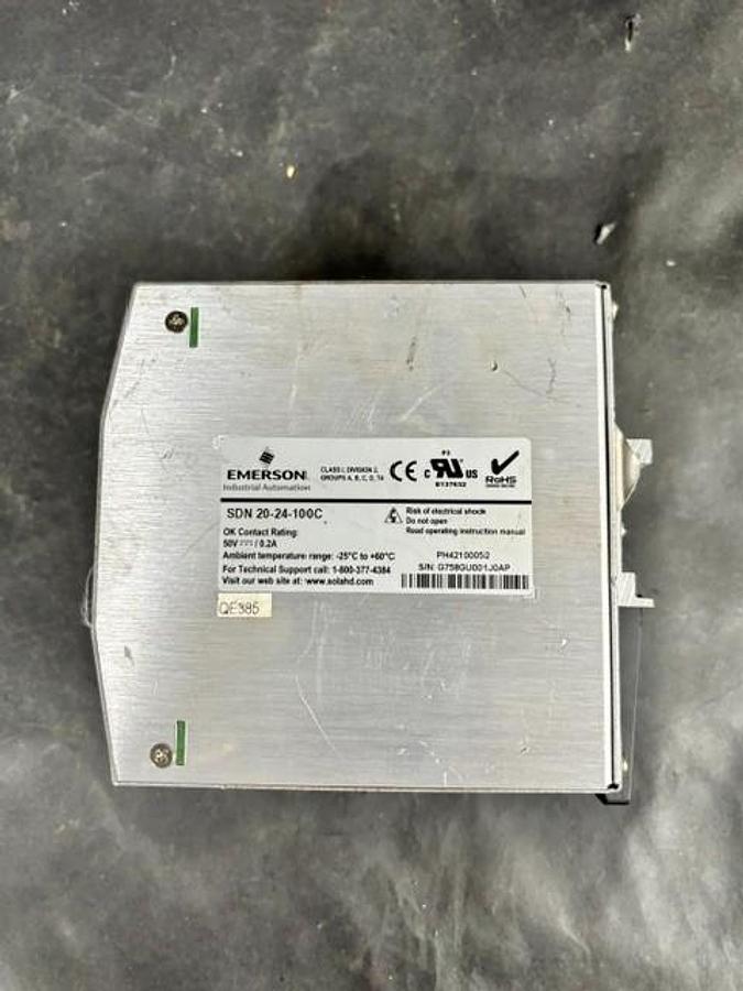 Used EMERSON SOLA SDN 20-24-100C POWER SUPPLY