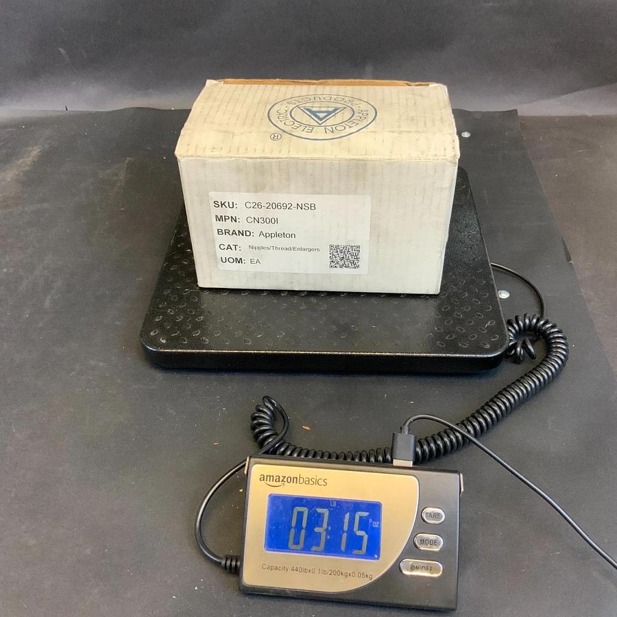 APPLETON CN300I 3” INSULATED BUSHED NIPPLE - BOX OF 4 ($150 OBO)