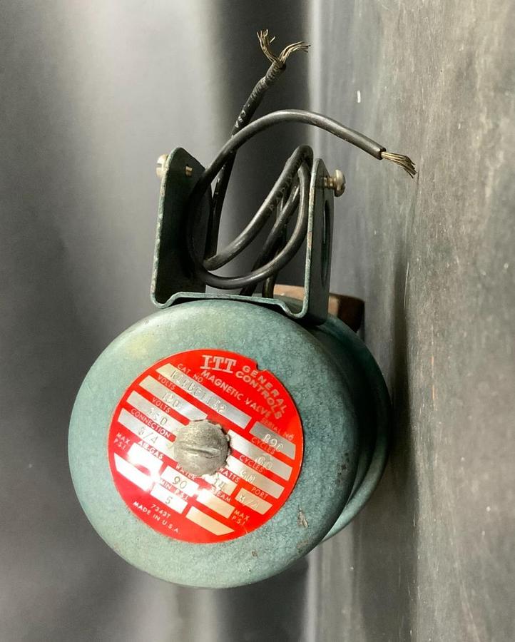 Used ITT GENERAL CONTROLS MAGNETIC VALVE 110/120V 60 HZ ($150 OBO)