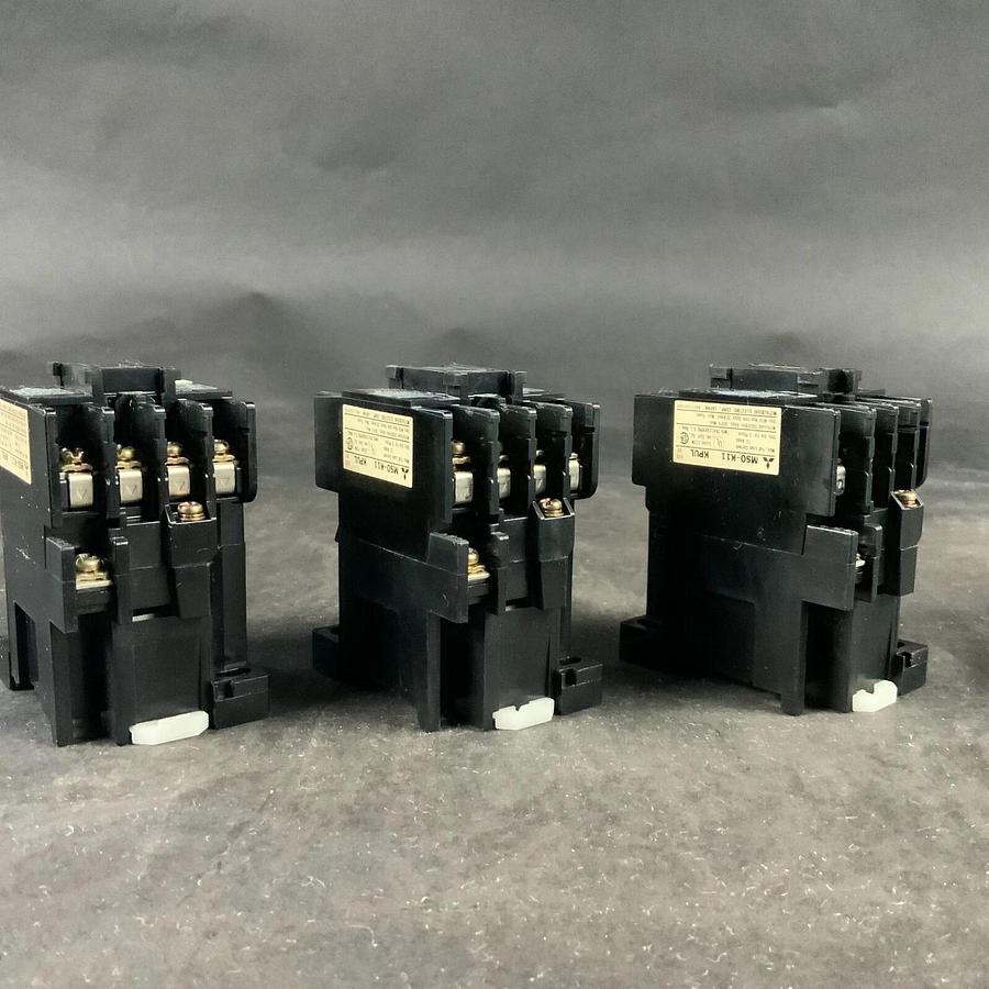 Used MITSUBISHI MSO-K11 UL CONTACTOR - SET OF 3 ($60 OBO)