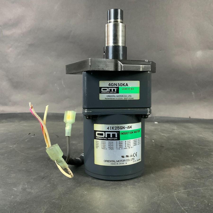 Used ORIENTAL MOTOR 4GN50KA GEAR HEAD ($60 OBO)