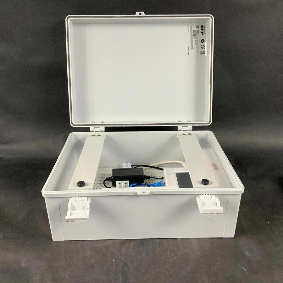 Used NORTHERN ELECTRIC GATEWAY BDG-256(P3) W/ NEMA ENCLOSURE + WIFI ROUTER ($370 OBO)