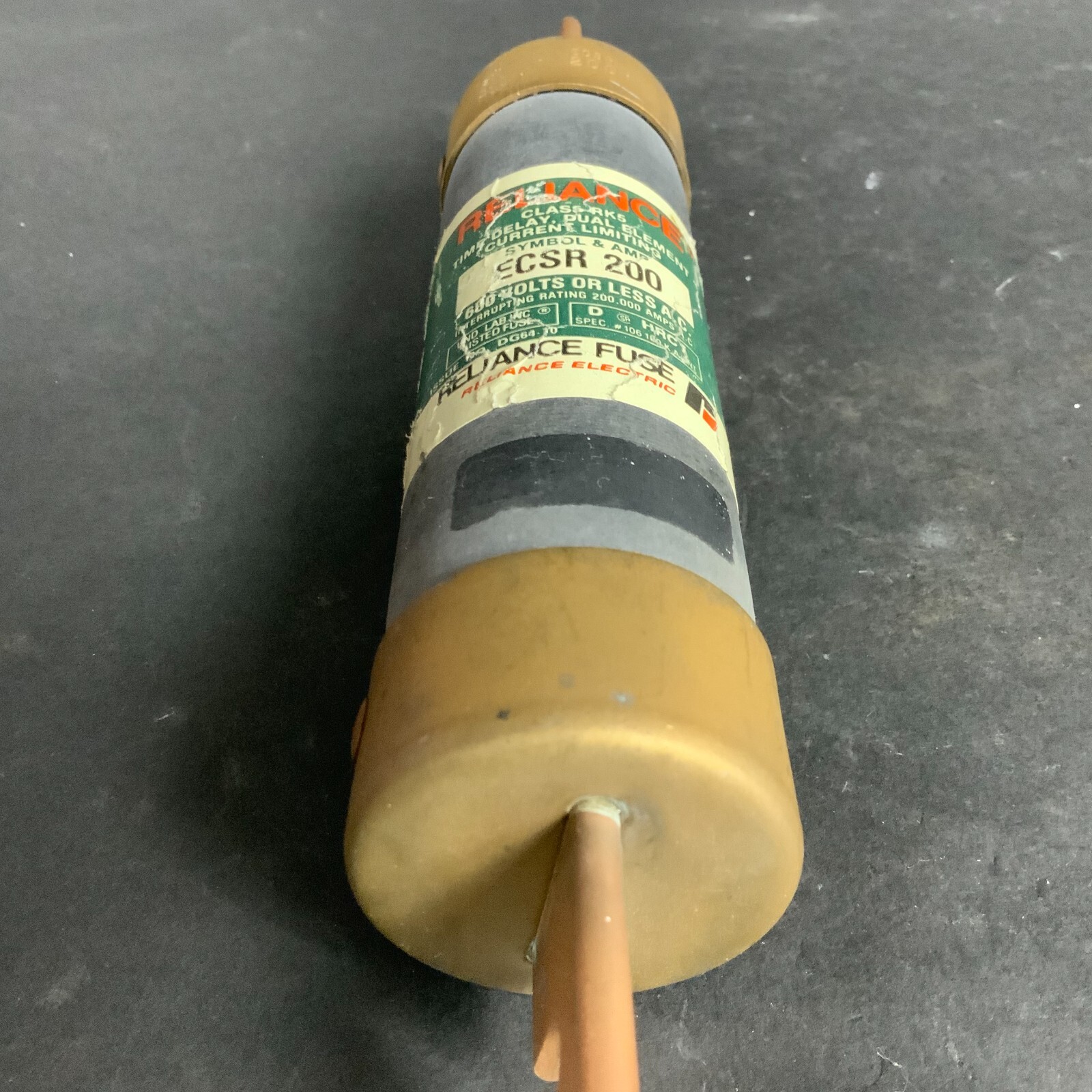 Used BRUSH RELIANCE ECSR-200 FUSE ($25 OBO)