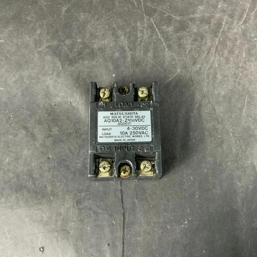 Used MATSUSHITA AQ10A2-Z4/30VDC SOLID STATE RELAY ($20 OBO)