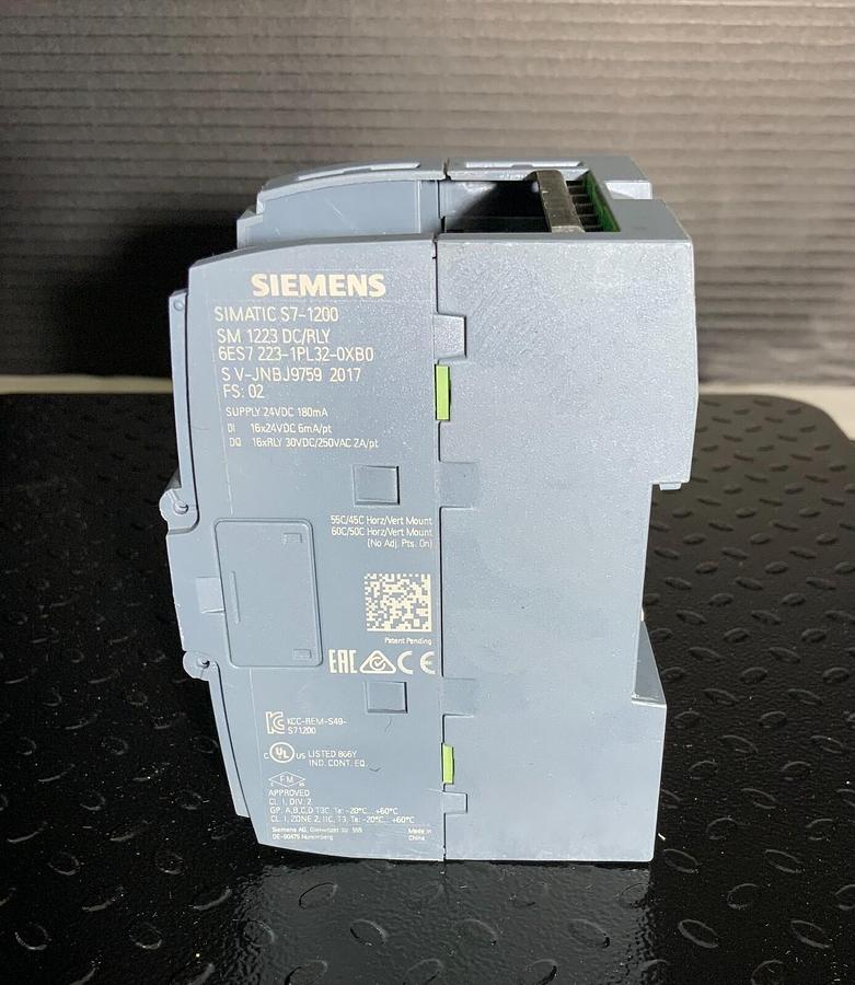 Used SIEMENS 6ES7223-1PL32-0XB0 ($119.99/EACH OBO)