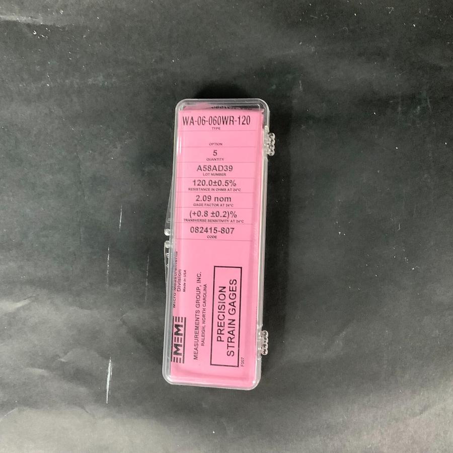 Used MICRO-MEASUREMENTS WA-06-060WR-120 PRECISION STRAIN GAUGE - 1 UNIT ($5 OBO)