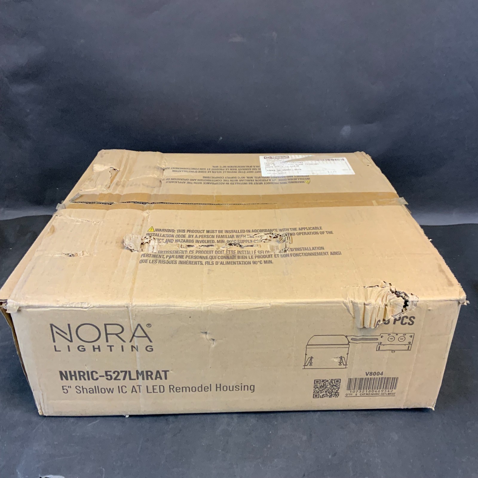 Used NORA LIGHTING NHRIC-527LMRAT 5" LED HOUSING - BOX OF 6 ($100 OBO)