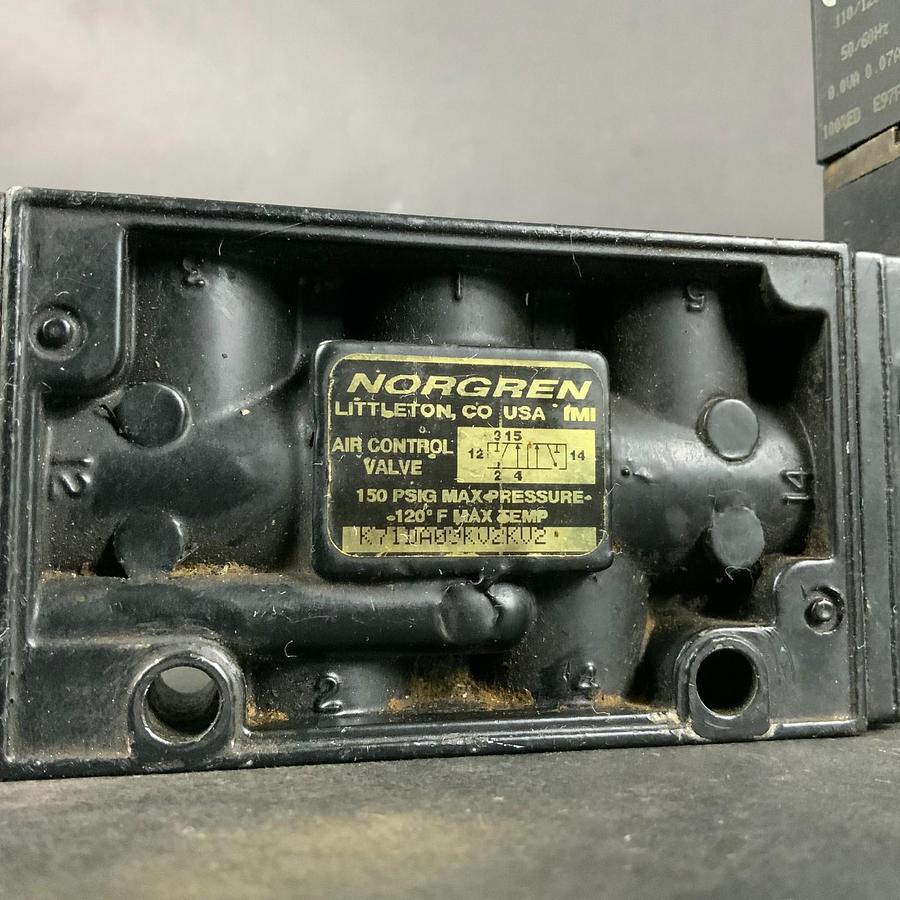 Used NORGREN K71DA00KVZKV2 SOLENOID VALVE ($120 OBO)