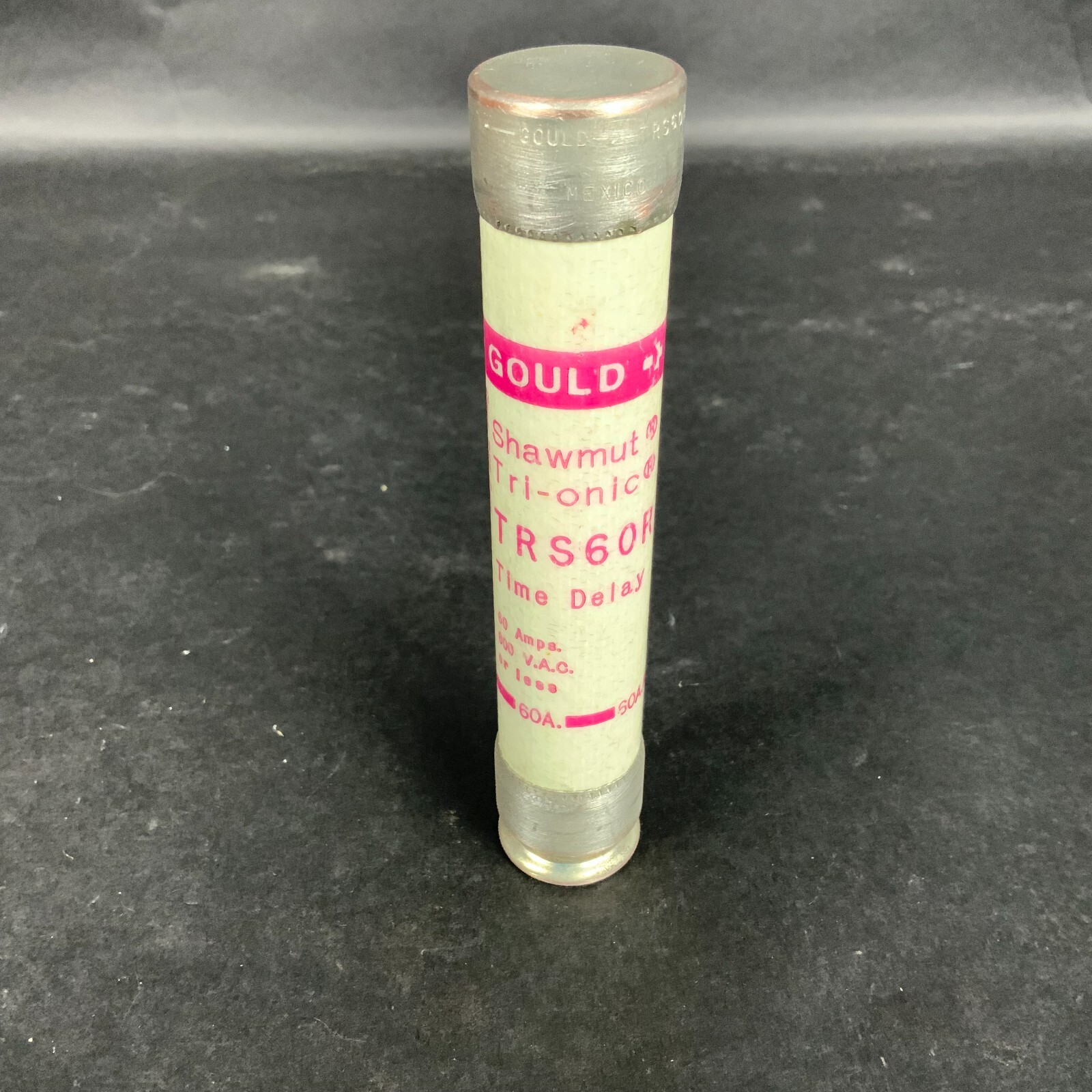 Used Ferraz Shawmut TRS60R Fuse 60A 600V Class RK5 Time Delay Tri-Onic Industrial Use