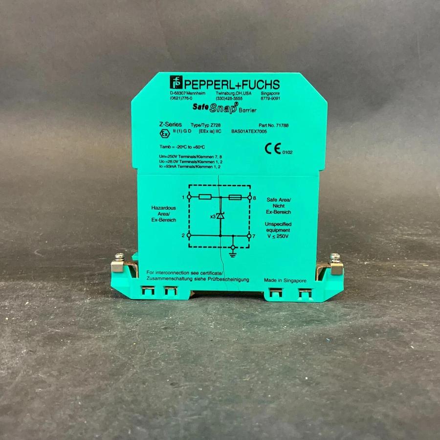 Used PEPPERL+FUCHS Z728 ZENER BARRIER ($20 OBO)