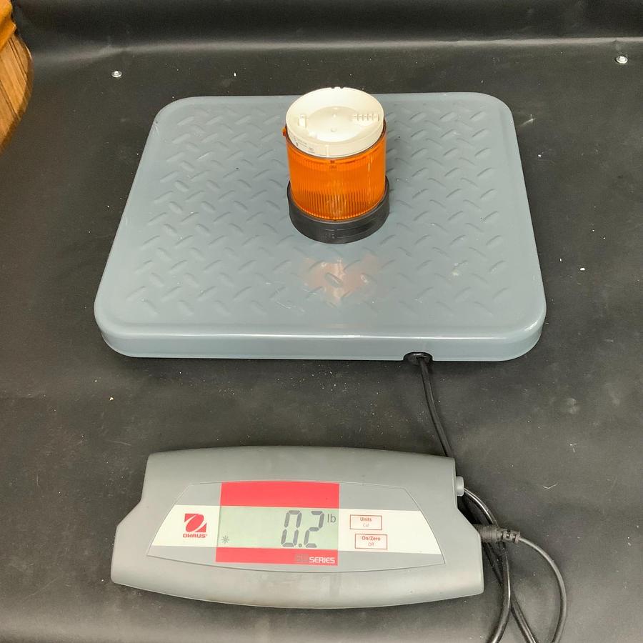 Used TELEMECANIQUE XVB C35 ORANGE STACK LIGHT ($10 OBO)