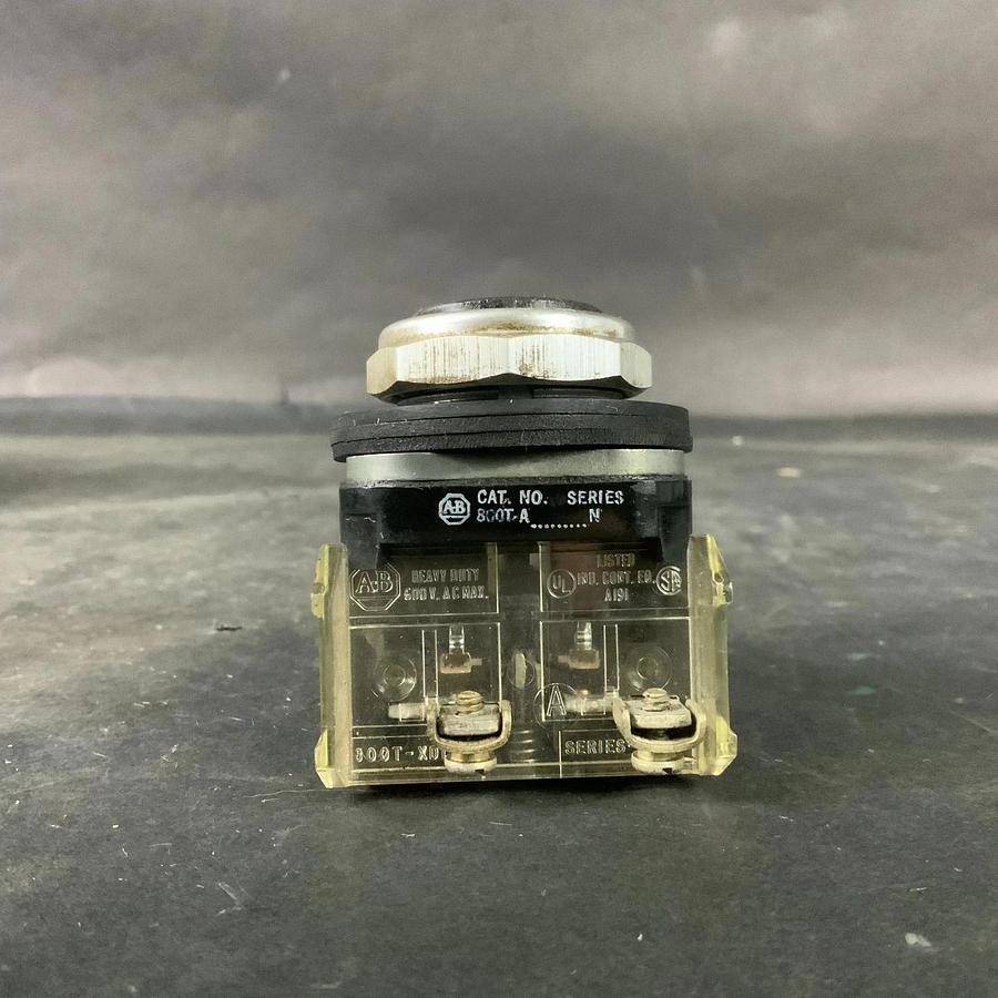 Used ALLEN BRADLEY 800T-A SERIES N BLACK PUSHBUTTON ($12 OBO)