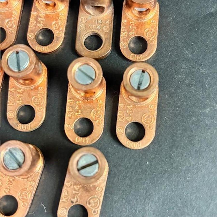THOMAS & BETTS 14-4 COPPER LUG CONNECTORS 11PCS