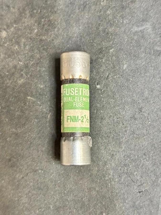 Used BUSSMANN FNM-2-1/2 FUSETRON FUSE