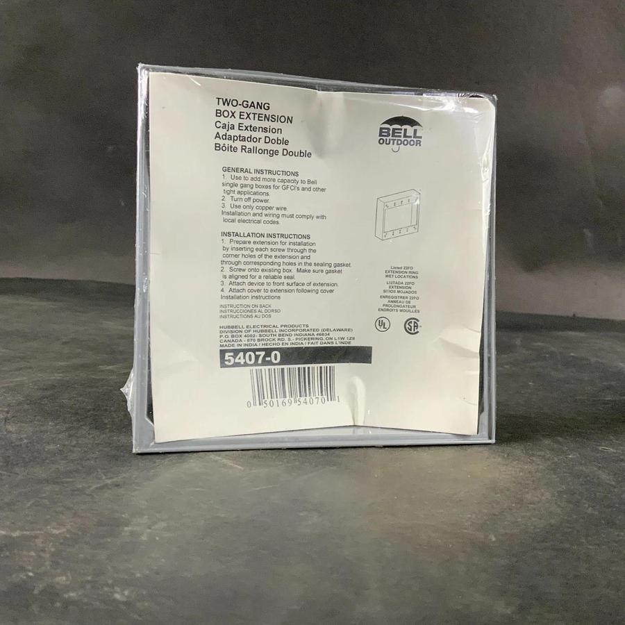 HUBBELL 5407-0 WEATHERPROOF BOX EXTENSION ($20 OBO)