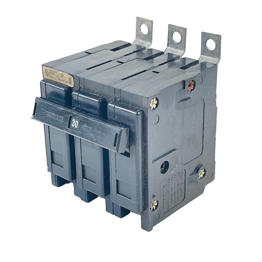Used CUTLER-HAMMER BAB3030H TYPE BA 30A 3 POLE 240V BOLT-ON CIRCUIT BREAKER 10kA