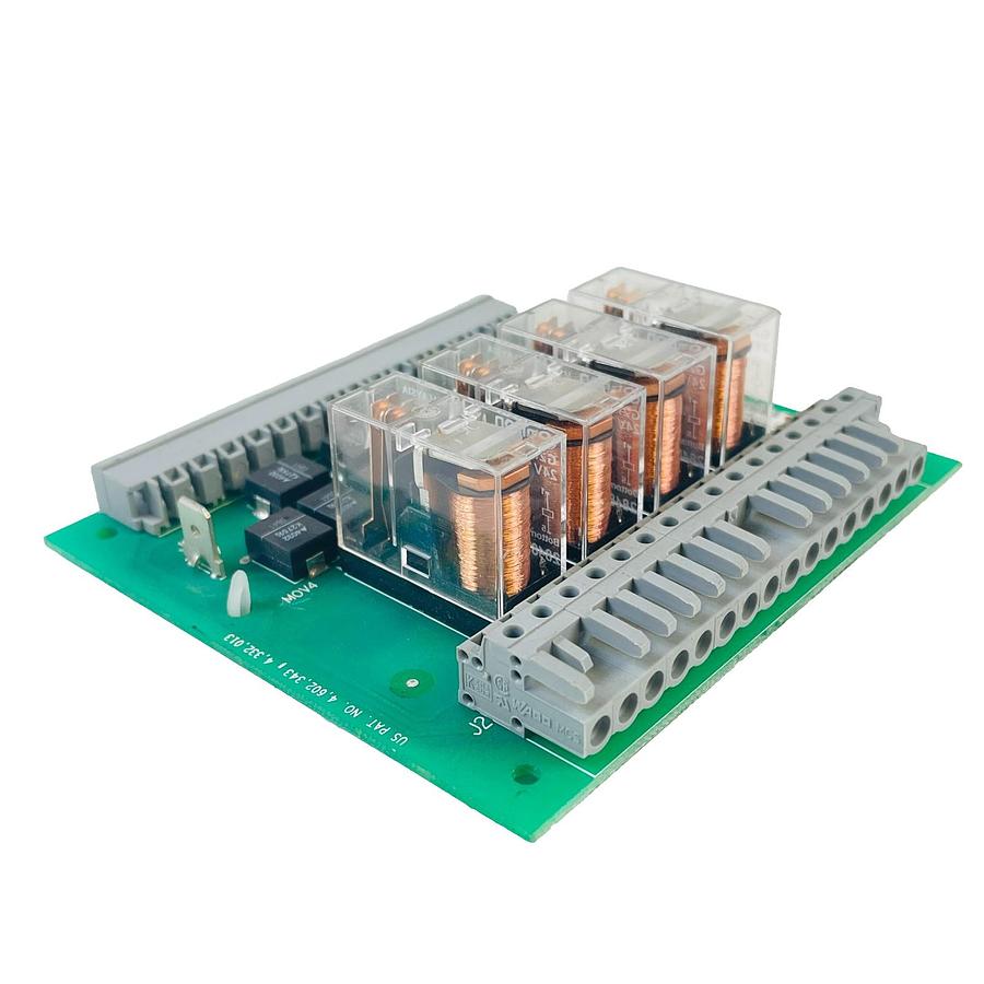 Used SIEMENS 550005 TEC 6 DO RELAY MODULE HVAC BUILDING CONTROLS REFURBISHED