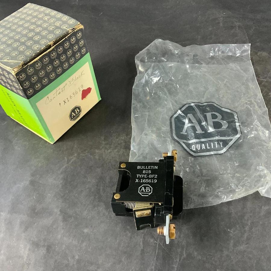 Used ALLEN BRADLEY X-165619 LEFT HAND OVERLOAD RELAY ($25 OBO)