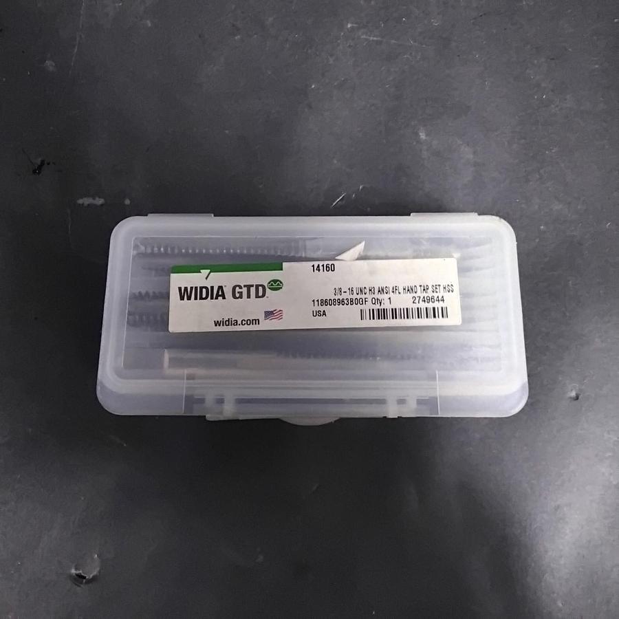 Used WIDIA GTD 14160 3/8-16 UNC HSS HAND TAP - SET OF 3 ($40 OBO)