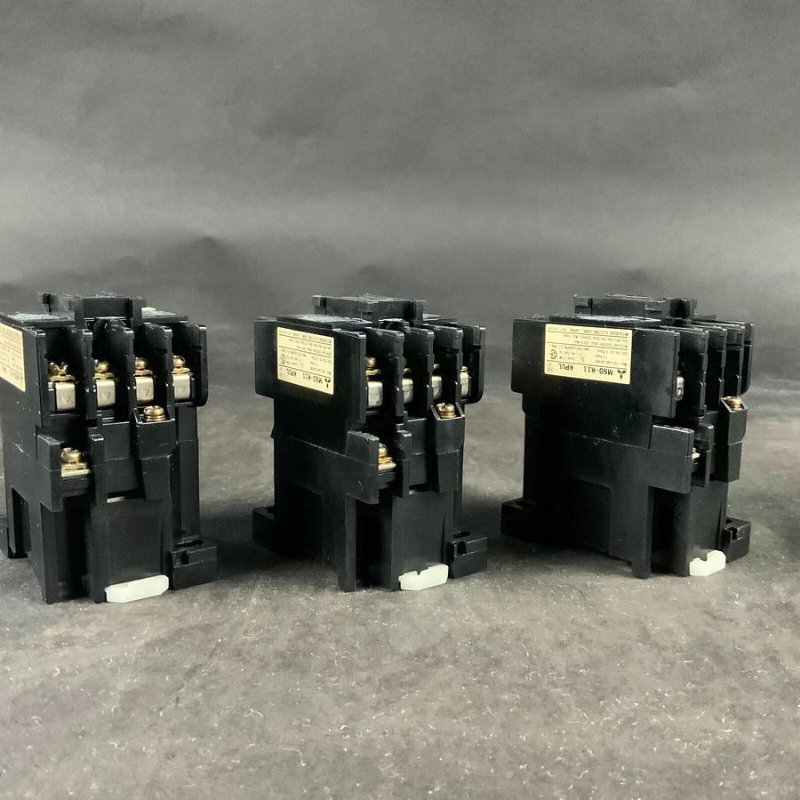 Used MITSUBISHI MSO-K11 UL CONTACTOR - SET OF 3 ($60 OBO)