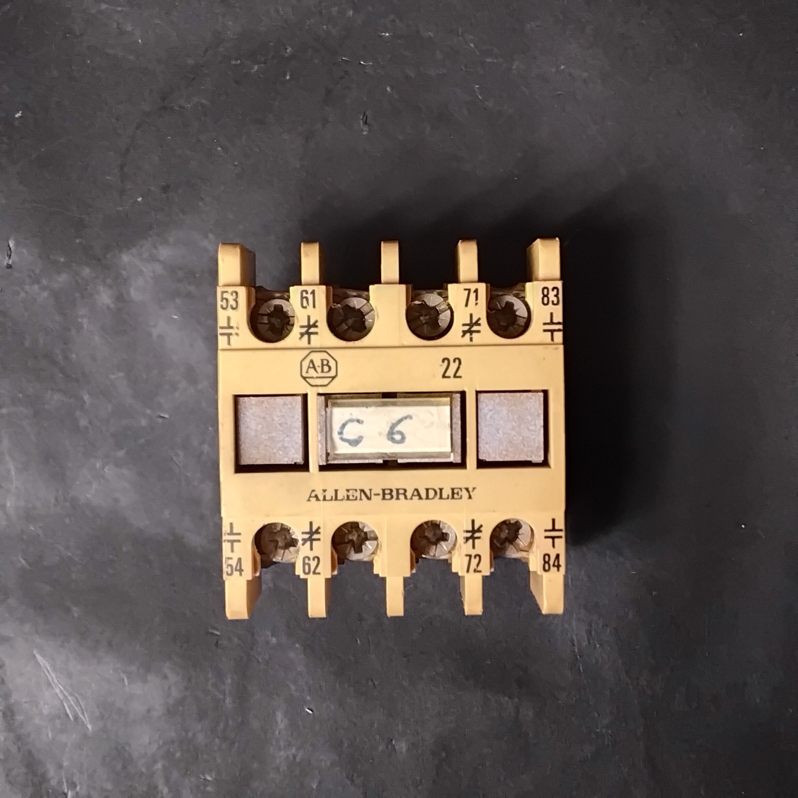 Used ALLEN BRADLEY 195-FA22 TERMINAL CONTACT BLOCK ($20 OBO)