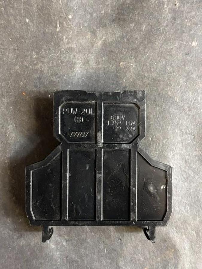 Used TOGI PUW-20L TERMINAL BLOCK ($3 OBO)