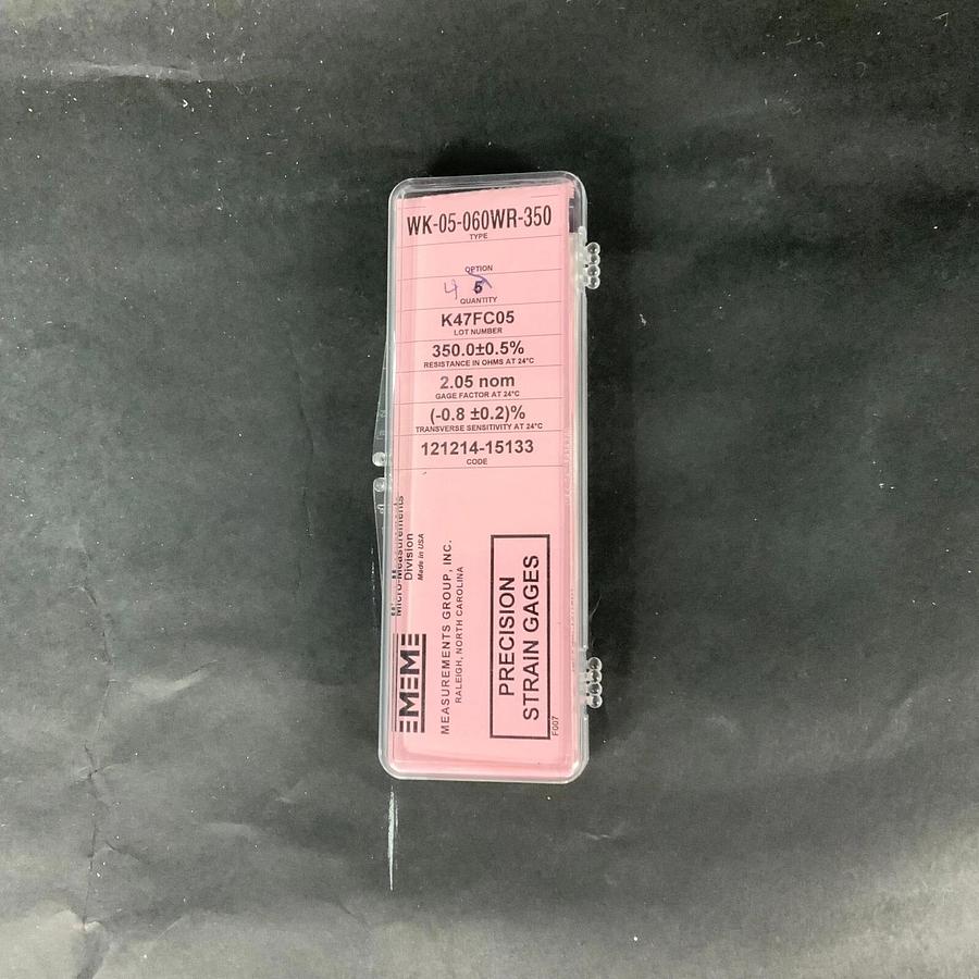 MICRO-MEASUREMENTS WK-05-060WR-350 PRECISION STRAIN GAUGE - LOT OF 4 ($20 OBO)