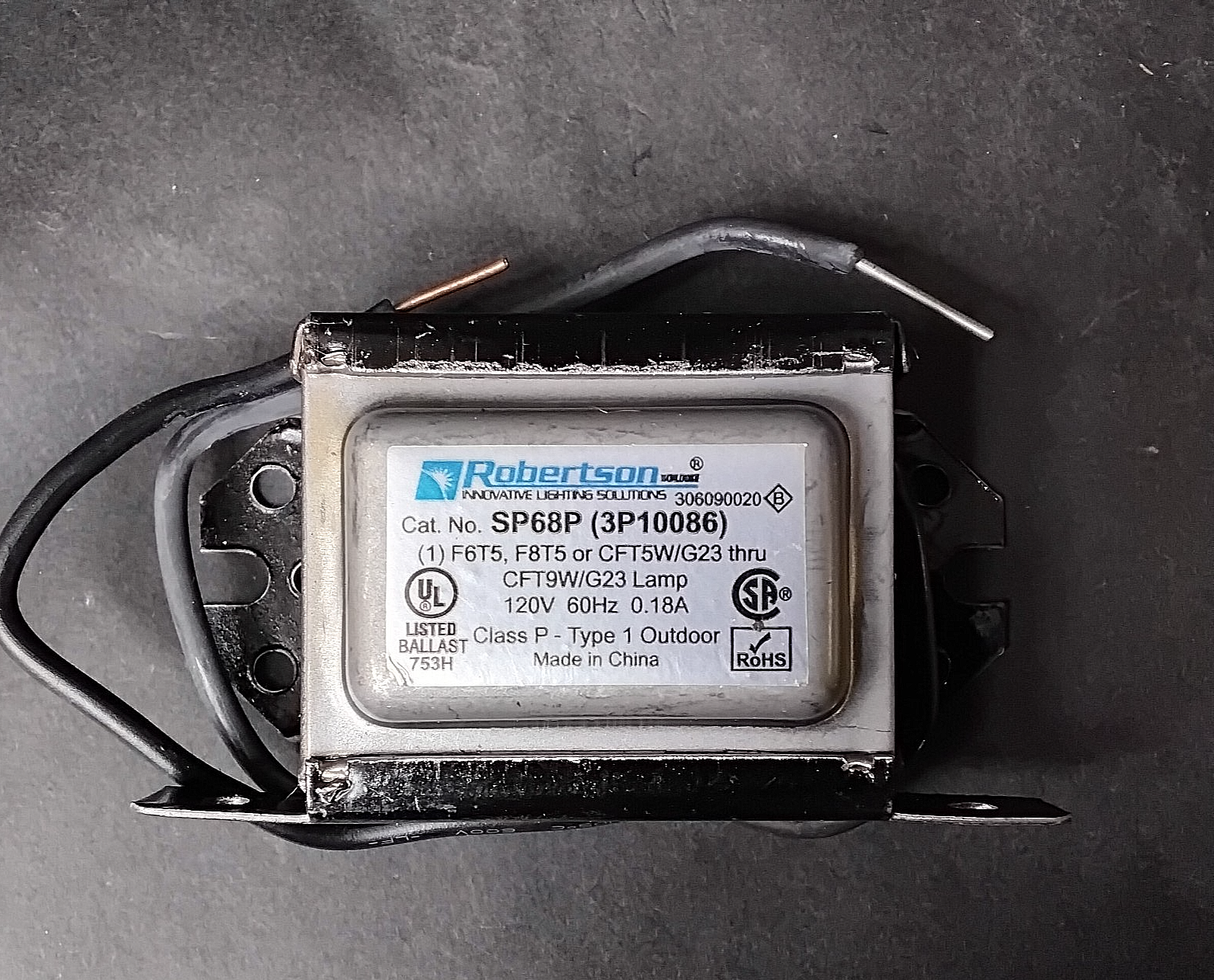 Used ROBERTSON SP68P  PRE-HEAT MAGNETIC BALLAST ($19 OBO)