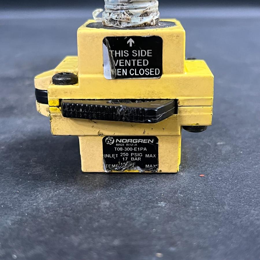 Used NORGREN T08-300-E1PA SHUT-OFF VALVE ($15 OBO)