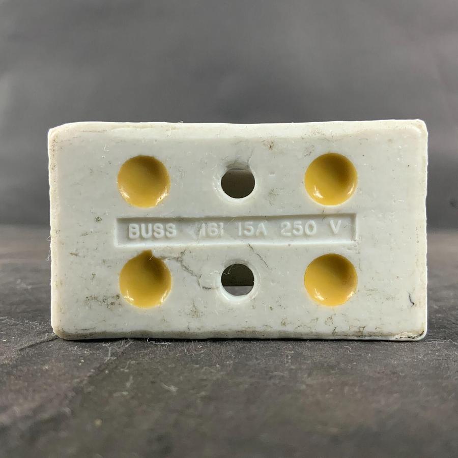Used BUSSMANN PORCELIN FUSE HOLDER CU ONLY ($10 OBO)